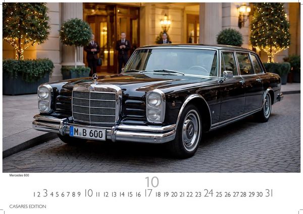 Produktbild: Mercedes Classic Cars Kalender 2027 &ndash; Wandkalender | Fotokalender Oldtimer 24x35cm - Mercedes Oldtimer - Eleganz & Geschichte im Kalenderformat