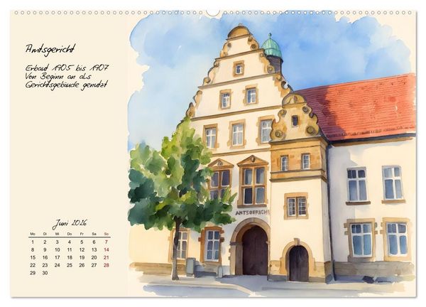 Produktbild: Rundgang durch Grevenbroich (Wandkalender 2026 DIN A2 quer), CALVENDO Monatskalender
