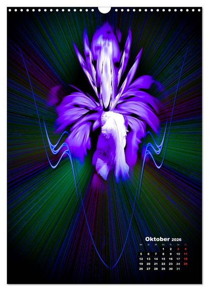 Produktbild: Bl&uuml;hende Fantasie - Digitalkunst (Wandkalender 2026 DIN A3 hoch), CALVENDO Monatskalender