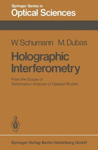 Produktbild: Holographic Interferometry