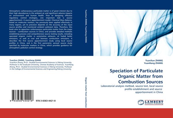 Produktbild: Speciation of Particulate Organic Matter from Combustion Sources