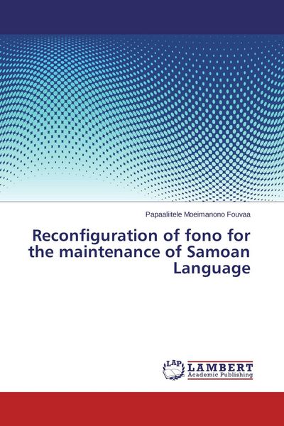 Produktbild: Reconfiguration of fono for the maintenance of Samoan Language