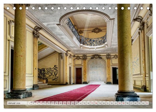 Produktbild: Lost Places Kalender - Daylight (Tischkalender 2026 DIN A5 quer), CALVENDO Monatskalender