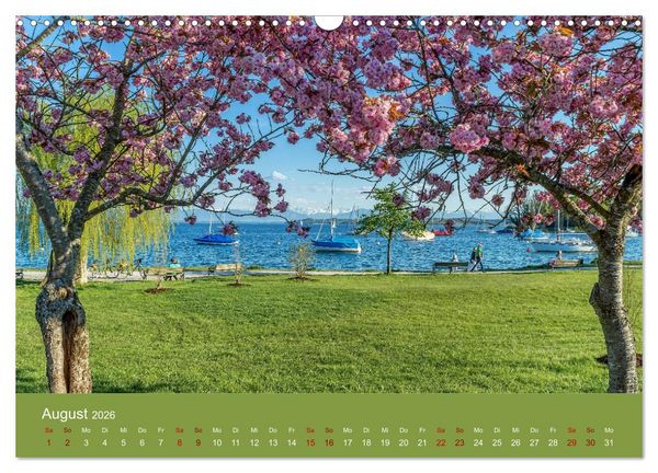 Produktbild: Bezauberndes M&uuml;nchen - Die bayrische Landeshauptstadt und ihr Umland. (Wandkalender 2026 DIN A3 quer), CALVENDO Monatskalender