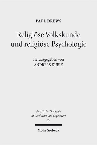 Produktbild: Religi&ouml;se Volkskunde und religi&ouml;se Psychologie