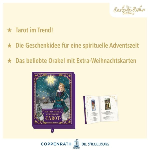 Produktbild: Schachtelspiel &ndash; Nostalgisches Weihnachts-Tarot