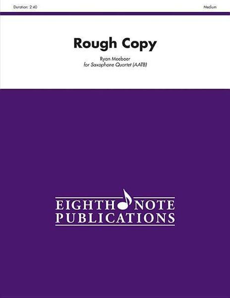 Produktbild: Meeboer, R: Rough Copy