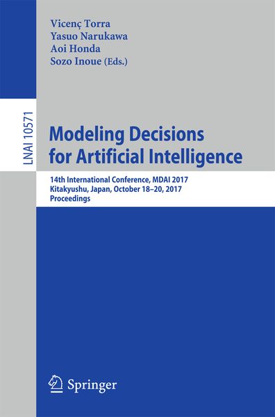 Produktbild: Modeling Decisions for Artificial Intelligence