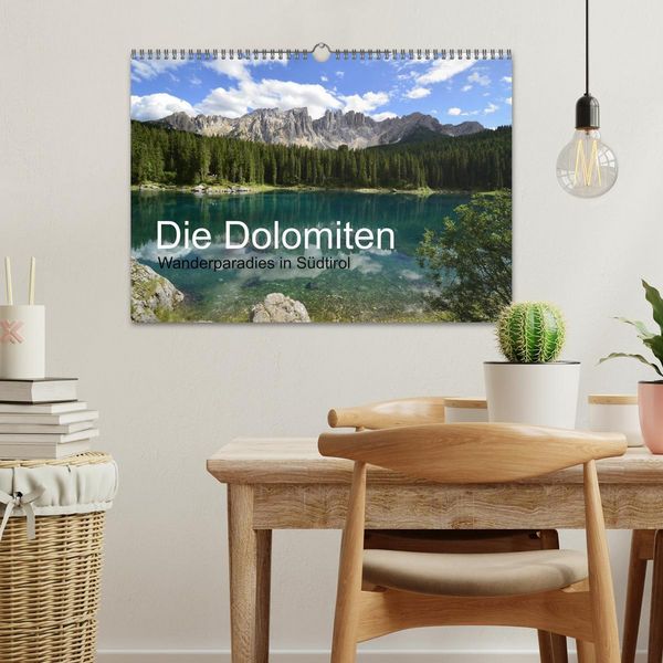 Produktbild: Die Dolomiten &ndash; Wanderparadies in S&uuml;dtirol (Wandkalender 2026 DIN A3 quer), CALVENDO Monatskalender