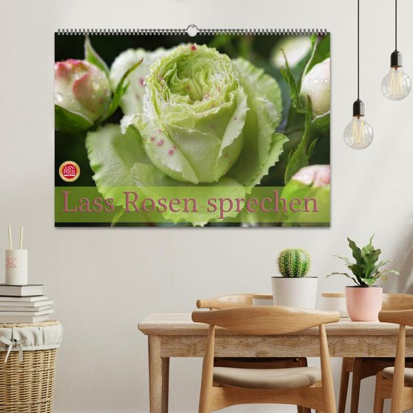 Produktbild: Lass Rosen sprechen (Wandkalender 2026 DIN A2 quer), CALVENDO Monatskalender