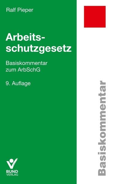 Produktbild: Arbeitsschutzgesetz