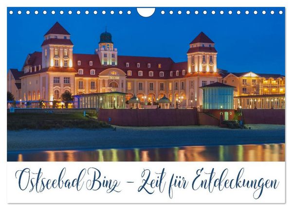 Produktbild: Ostseebad Binz &ndash; Zeit f&uuml;r Erholung (Wandkalender 2026 DIN A4 quer), CALVENDO Monatskalender