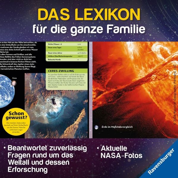 Produktbild: National Geographic Kids - Lexikon des Weltalls; ein visuell spektakul&auml;res Nachschlagewerk zu Astronomie und Raumfahrt f&uuml;r Kinder ab 8