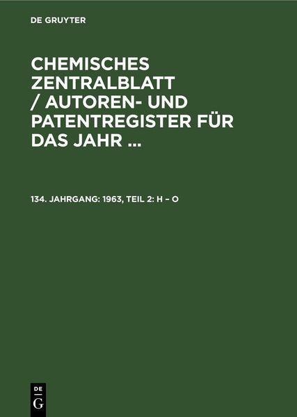 Produktbild: 1963, Teil 2: H &ndash; O