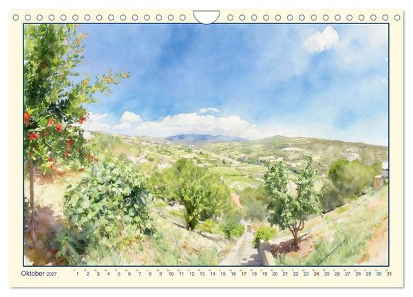 Produktbild: Zypern - die gespaltene Insel (Wandkalender 2027 DIN A4 quer), CALVENDO Monatskalender