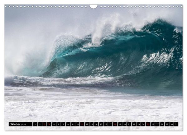 Produktbild: Hawai'i Wellen (Wandkalender 2026 DIN A3 quer), CALVENDO Monatskalender