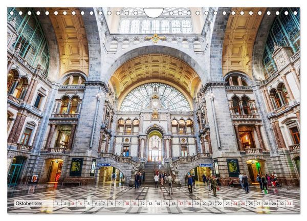 Produktbild: Bahnh&ouml;fe in Europa (Wandkalender 2026 DIN A4 quer), CALVENDO Monatskalender