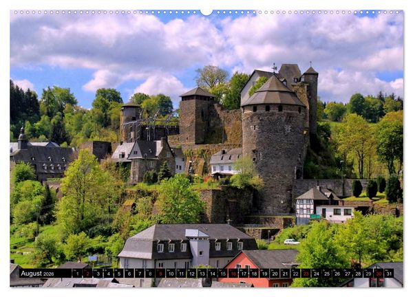 Produktbild: Burgen und Schl&ouml;sser der Eifel (Wandkalender 2026 DIN A2 quer), CALVENDO Monatskalender