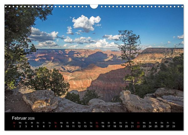 Produktbild: Grand Canyon - Wunder der Natur (Wandkalender 2026 DIN A3 quer), CALVENDO Monatskalender
