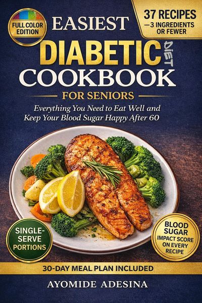 Produktbild: Easiest Diabetic Diet Cookbook for Seniors