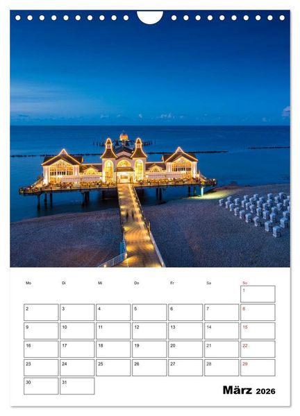 Produktbild: Insel R&uuml;gen - Wilde Sch&ouml;nheit an der Ostsee (Wandkalender 2026 DIN A4 hoch), CALVENDO Monatskalender