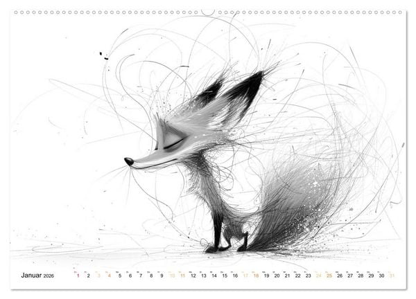 Produktbild: Tierisches Tohuwabohu (hochwertiger Premium Wandkalender 2026 DIN A2 quer), Kunstdruck in Hochglanz