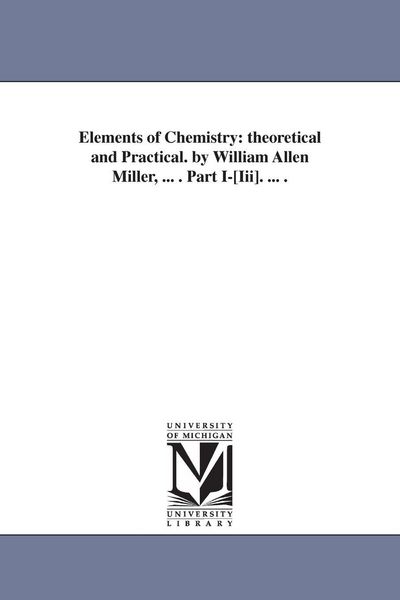 Produktbild: Elements of Chemistry