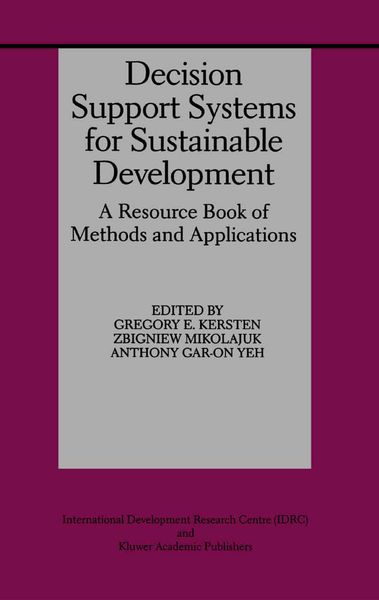 Produktbild: Decision Support Systems for Sustainable Development
