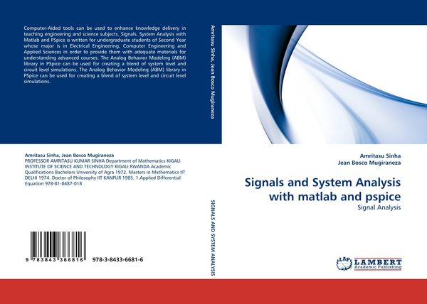 Produktbild: Signals and System Analysis with matlab and pspice