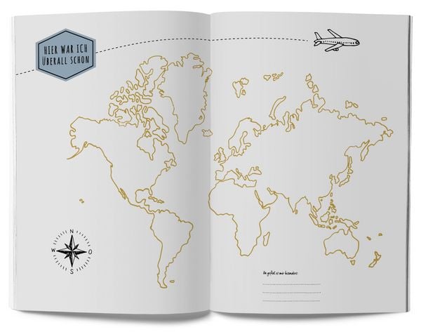 Produktbild: GuideMe Reisetagebuch Travel Memories &bdquo;Meine Reisen&ldquo;