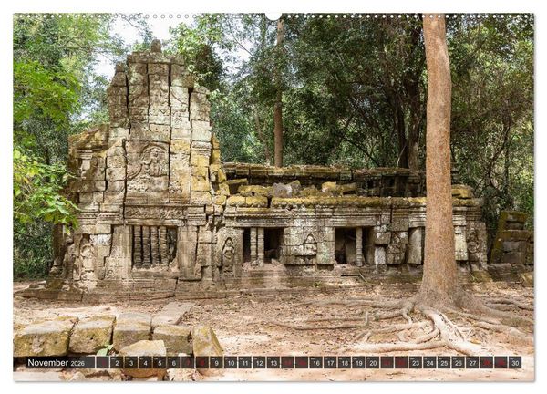 Produktbild: Angkor - Die Tempel der Khmer (hochwertiger Premium Wandkalender 2026 DIN A2 quer), Kunstdruck in Hochglanz