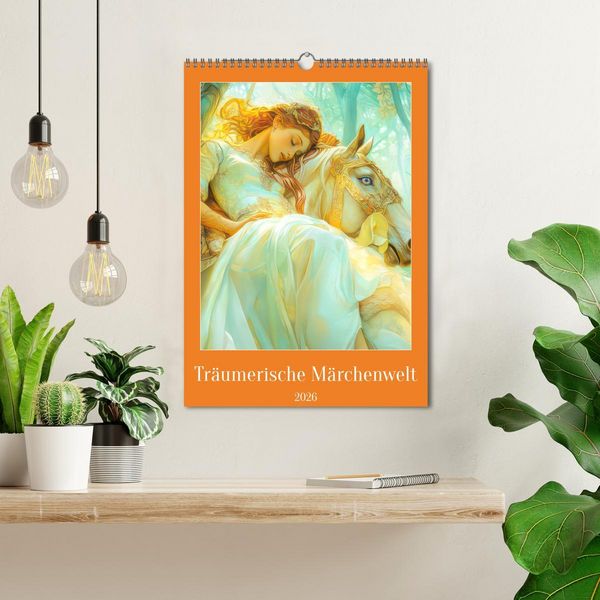 Produktbild: Tr&auml;umerische M&auml;rchenwelt (Wandkalender 2026 DIN A3 hoch), CALVENDO Monatskalender