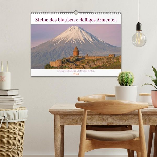 Produktbild: Steine Des Glaubens: Heiliges Armenien (Wandkalender 2026 DIN A3 quer), CALVENDO Monatskalender