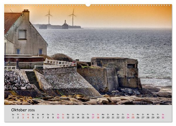 Produktbild: Bunker Zeitzeugen der Geschichte (Wandkalender 2026 DIN A2 quer), CALVENDO Monatskalender