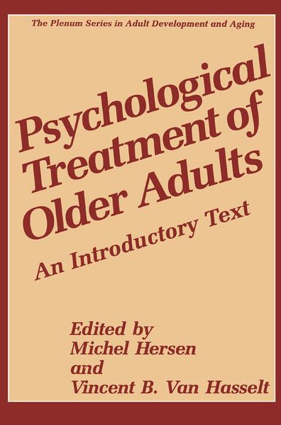 Produktbild: Psychological Treatment of Older Adults