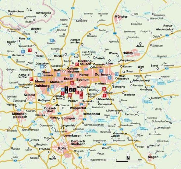 Produktbild: Wanderungen f&uuml;r Langschl&auml;fer Ruhrgebiet