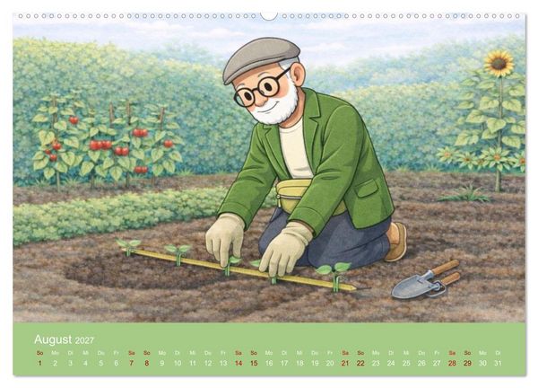 Produktbild: Opa Edition - Pragmatisch ans Werk (Wandkalender 2027 DIN A2 quer), CALVENDO Monatskalender