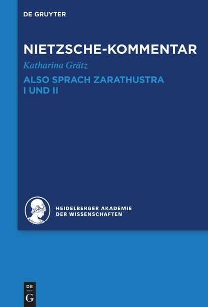 Produktbild: Kommentar zu Nietzsches "Also sprach Zarathustra" I und II