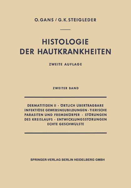 Produktbild: Gans, O: Dermatitiden II &middot; &Ouml;rtlich &Uuml;bertragbare Infekti&ouml;se G