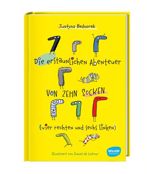 Produktbild: Die erstaunlichen Abenteuer von zehn Socken (vier rechten und sechs linken)
