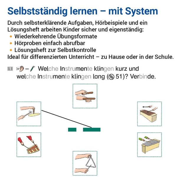 Produktbild: Das &Uuml;bungsheft Musik 1/2