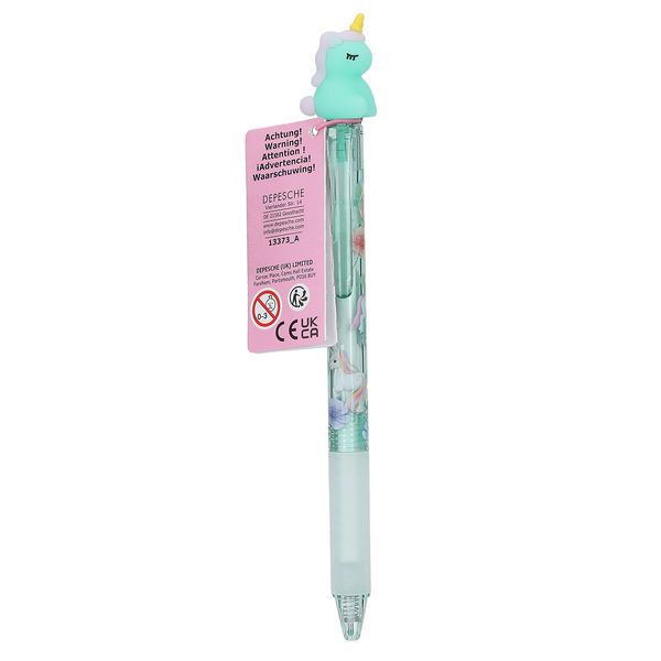 Produktbild: Ylvi Radierbarer Gelstift mit Einhorn-Topper