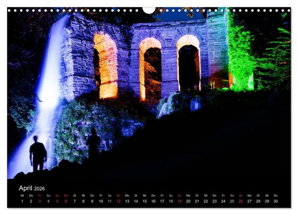 Produktbild: Nachts in Kassel (Wandkalender 2026 DIN A3 quer), CALVENDO Monatskalender