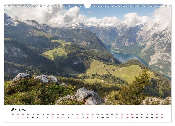 Produktbild: Bergpixels Wanderlust (Wandkalender 2026 DIN A3 quer), CALVENDO Monatskalender