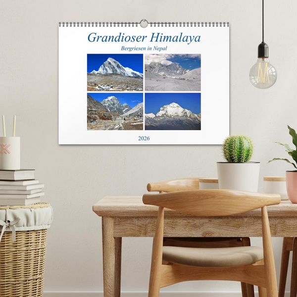 Produktbild: Grandioser Himalaya, Bergriesen in Nepal (Wandkalender 2026 DIN A3 quer), CALVENDO Monatskalender