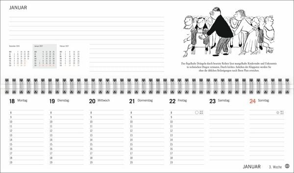 Produktbild: Loriot B&uuml;roplaner 2027