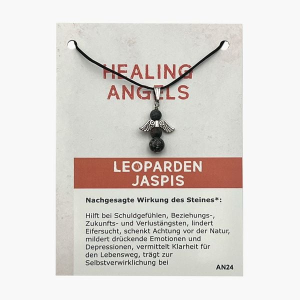 Produktbild: Leoparden Jaspis Minicard Healing Angels