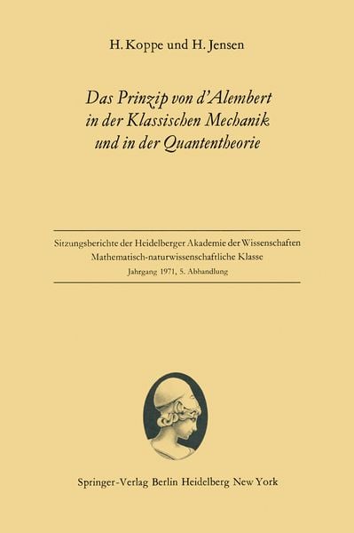 Produktbild: Das Prinzip von d&rsquo;Alembert in der Klassischen Mechanik und in der Quantentheorie