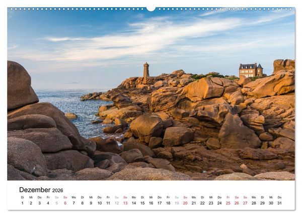Produktbild: Bretonische Impressionen (hochwertiger Premium Wandkalender 2026 DIN A2 quer), Kunstdruck in Hochglanz
