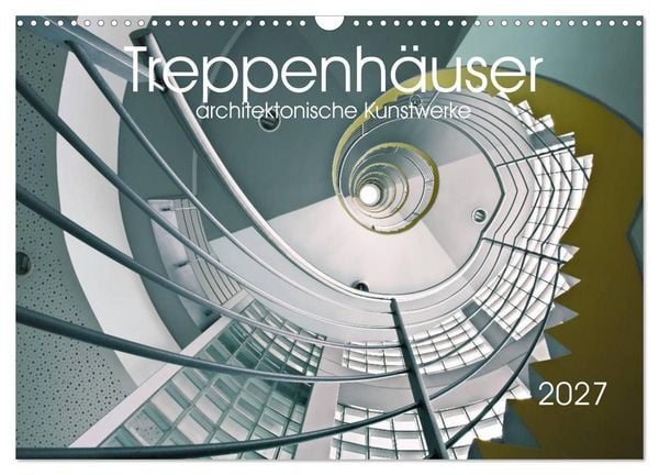 Produktbild: Treppenh&auml;user architektonische Kunstwerke (Wandkalender 2027 DIN A3 quer), CALVENDO Monatskalender